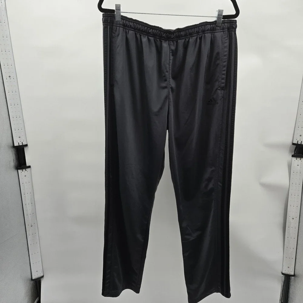 Adidas Primegreen Dark Gray 3-Stripe Track Pants Men's Size 2XL Polyester